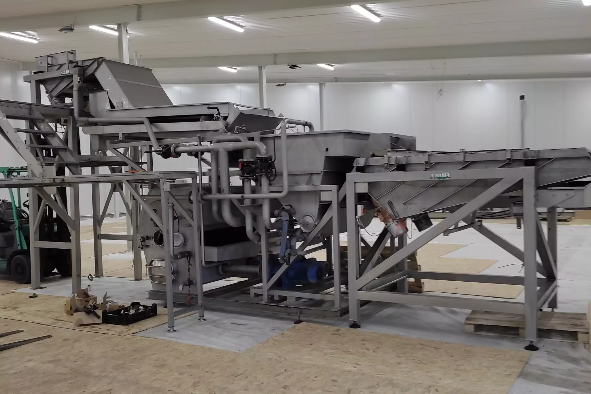 élelmiszeripari gépek telepítése